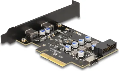 Obrázok produktu pre DeLOCK 90345, Pcie, USB Typ-C, PCIe 3.0, Čierna, Čína, 10 Gbit/s