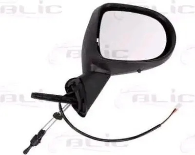 Produktbild von BLIC 5402-09-2002200P Außenspiegel Seitenspiegel Rechts für RENAULT Clio III Schrägheck (BR0/1, CR0/1) Konvex Grundiert Manuell