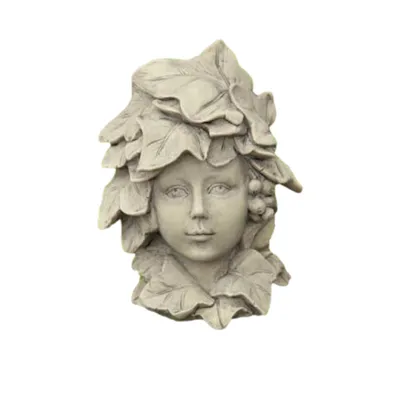 Immagine prodotto di Fiorellino con testa di edera da appendere, perfetto per il giardino o per interni, in resina di alta qualità. Nuovo. Figurina per la decorazione del giardino 11-90011