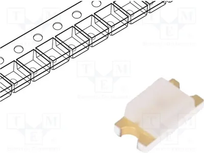 Produktbild von 1x LED 140° SMD 1206 grün 3,2x1,6x1,1mm 45÷145mcd 3,4÷3,9V  20mA Q-C150 LED-Dioden