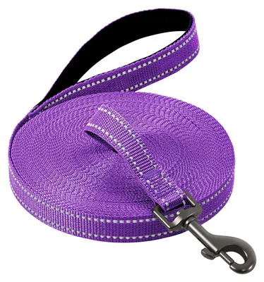 Trainingsleine für Hunde, reflektierend, gepolstert, 5-20m