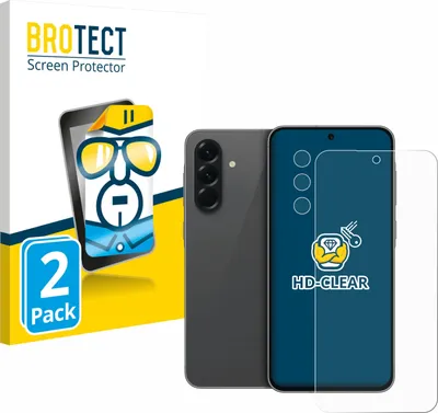 Produktbild von 2x Für Samsung Galaxy A56 5G (Display+Kamera) Schutzfolie BROTECT Displayschutz Display Schutz Folie Klar Transparent