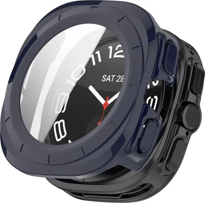 Obrázek produktu pro Pro Samsung Galaxy Watch Ultra 47mm / Ultra 2025 Ochranné pouzdro + tvrdé sklo 9H Blue