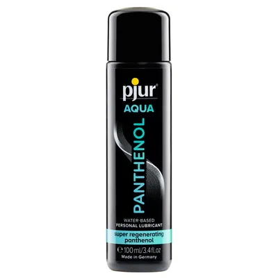 Produktbild von pjur AQUA Panthenol - Gleitgel auf Wasserbasis mit pflegendem Panthenol - Pflegt die Haut ohne zu kleben (100ml)