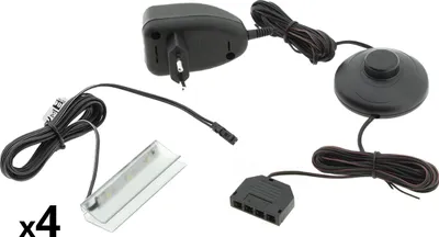 Obrázok produktu pre LED osvetlenie na 4 police biele