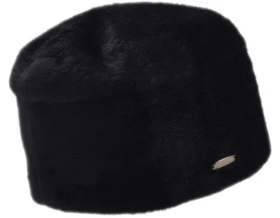 Produktbild von Seeberger knautschbare Kunstfell Toque im unifarbenen Look, schwarz, Gr. Einheitsgröße