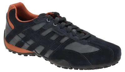 Produktbild von Geox SNAKE Herrenschuhe - Sneakers - Halbschuhe blau Freizeit NEU
