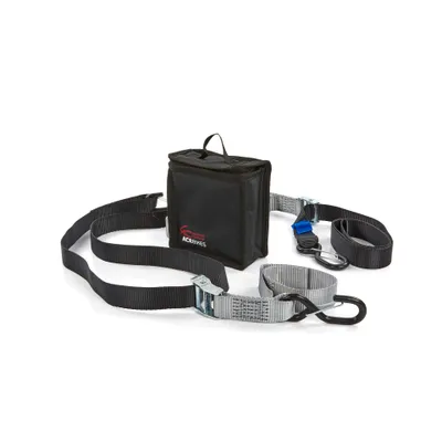 Produktbild von ACEBIKES Spanngurtset Cam Buckle Strap Duo (Black/grey)