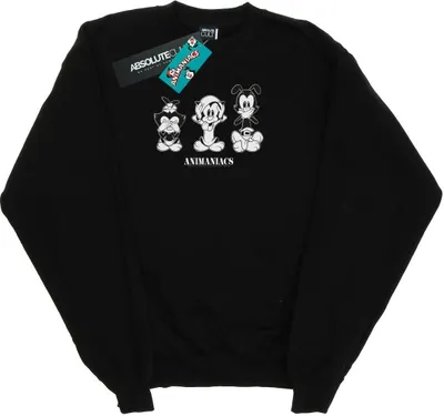Produktbild von Animaniacs - "Three Evils" Sweatshirt für Herren BI8265 (L) (Schwarz)