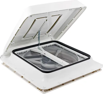 Produktbild von Wohnwagen Dachfenster Fiamma Turbo Vent Dachluke Dachhaube 40x40 cm NEU &