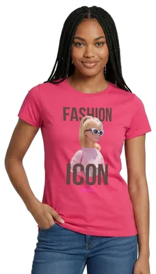 Produktbild von Spreadshirt Barbie Fashion Icon Frauen T-Shirt, M, Azalea