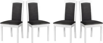 Produktbild von Esszimmerstuhl - Set  4x Roma 8 weiss, kronos 22