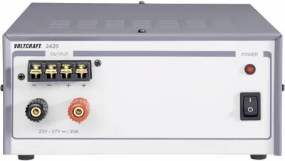 Immagine prodotto di Voltcraft Labornetzgerät, Festspannung FSP 2420 24 - 29 V/DC 20 - 20 A 540 W 1 x (FSP 2420)