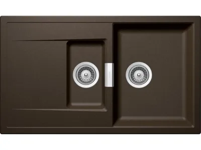 Obrázek produktu pro Schock podomítkový dřez Cristadur Mono D-150 U Bronze BRO Excentrické ovládání