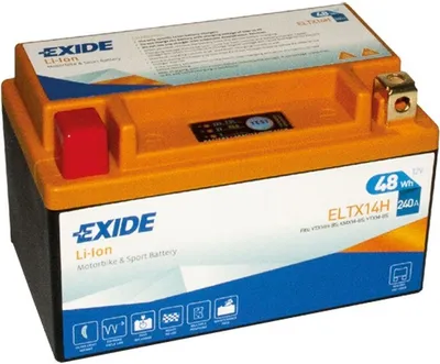 Immagine prodotto di Exide ELTX14H 12V 4Ah Batteria al litio per moto 240A