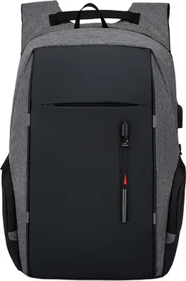 Produktbild von Laptop-Rucksack fuer Damen, 15,6-Zoll-Laptoptasche mit USB-Anschluss, modische wasserdichte Rucksaecke