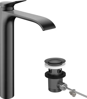 Image de hansgrohe Vivenis, robinetterie de lavabo 250 CoolStart pour lavabos à poser avec vidage à tirette, 75044340