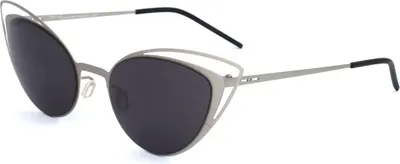 Produktbild von Italia Independent MOD 0218 I THIN METAL 075.075 SILVER 52/20/140 Damen Sonnenbrillen