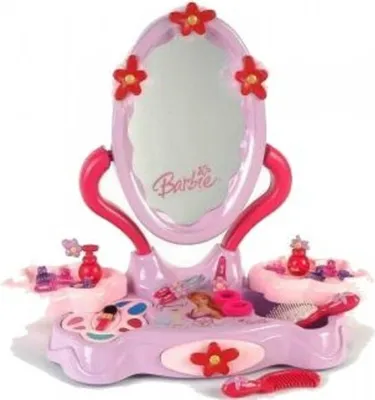 Produktbild von Theo Klein 5340 Barbie Tischstudio - Beautycenter mit Spiegel