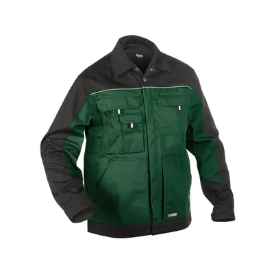 Produktbild von DASSY® Lugano Zweifarbige Arbeitsjacke FLASCHENGRÜN/SCHWARZ Gr.L Länge: STANDARD