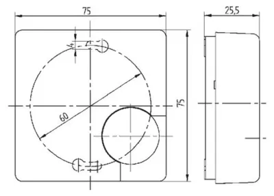 Produktbild von Eberle Controls Raumtemperaturregler RTR-E 6124