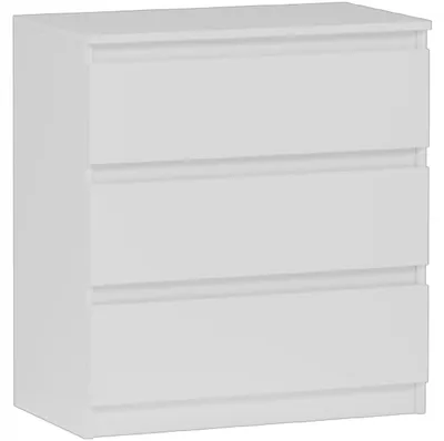 Obrázek produktu pro Komoda 70 cm 3 zásuvky skříňka FRAMIRE R-3 bílá