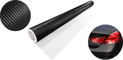 Produktbild von Carbon Folie 150x200 cm - Carbon 3D Schwarz - Carbonfolie matt mit Luftkanal-Kleber und UV-Schutz - Selbstklebend Autofolie für Innen und Außen - Auto Folierung für Tuning - Carwrappingfolie