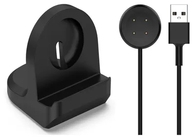 Immagine prodotto di Per Google Pixel Watch 3 41 / 45 mm base di ricarica in silicone + cavo di ricarica dell'orologio da 1 metro