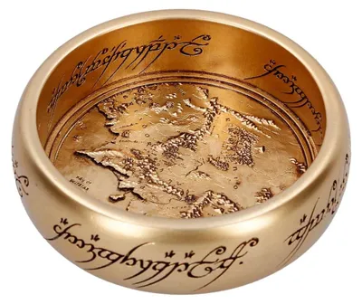 Produktbild von Nemesis Now NEMN-B7361A26 - Herr der Ringe Schmuckteller The One Ring 11 cm - Neu