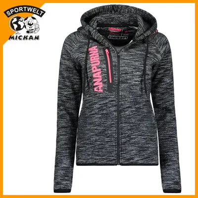 Produktbild von Anapurna Damen Sweatjacke Galipana Hoodie Gr.S schwarz (WU4444F/AN)