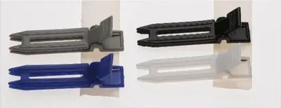 Produktbild von Sibel Scheidingsklemmen Double Prong Plastic 100st