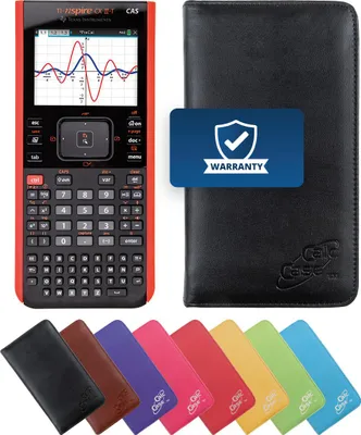 Produktbild von TI-Nspire CX II-T CAS Grafikrechner mit Schutztasche schwarz