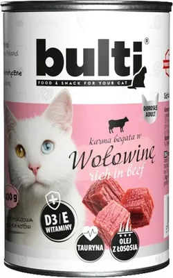 Image de Nourriture pour chats Bult bœuf et veau 400 g