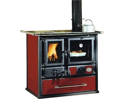 Produktbild von Dauerbrandofen Nordica Extraflame Rosa Farbe Herd rot Material Herdplatte 6,5 kW