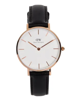 Immagine prodotto di Only time Minimal Daniel Wellington Black Collection Classic Petite - donna