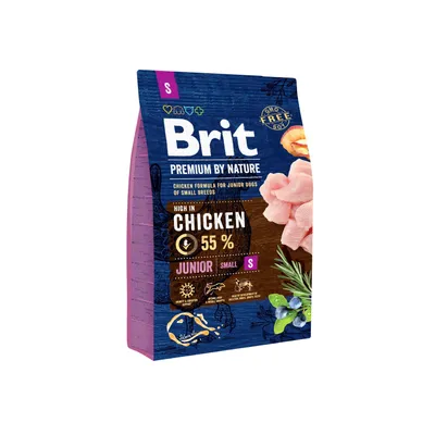 Obrázok produktu pre Granule pre psov Brit Premium by Nature Junior S 3 kg