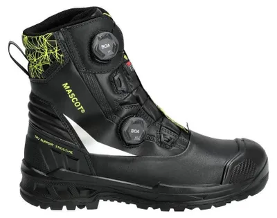 Produktbild von MASCOT® Sicherheitsstiefel S7S, BOA® Fit System, schwarz, Größe 46  | Packung (1 Paar)