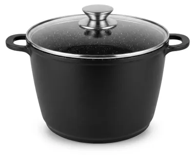 Image de 10 L Marmite de soupe antiadhésive à induction 28 cm Fonte d'aluminium Marmite à rôtir