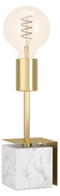 Productafbeelding van Gouden tafelamp Carmita met marmeren voet