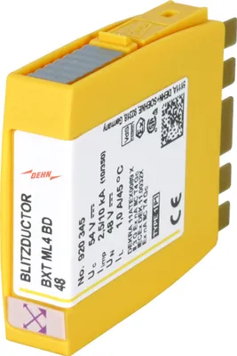Zdjęcie produktu dla DEHN DEUTSCHLAND DEHN Moduł ogranicznika kombinowanego 920345 BxT ML4 Bd 48