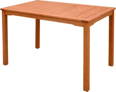 Produktbild von Gartentisch Holztisch Tisch Balkon Terrasse Eukalyptus geölt 110x70x75cm