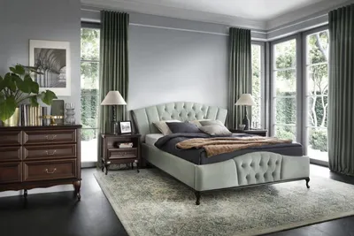 Produktbild von Bett Stilvoller 2x Nachttische Klassisches s Schlafzimmer Set 3tlg