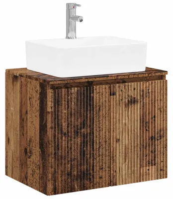 Produktbild von vidaXL Badezimmermöbel-Set Altholz Holzwerkstoff