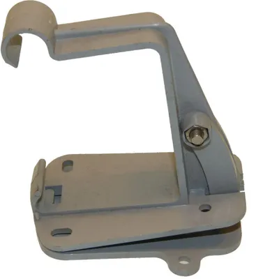 Produktbild von INEFA Stirnbretthalter, Rinnenhalter kastenförmig NW68 / 68mm Grau Dachrinnenhalter aus PVC-U Kunststoff für Kastenrinnen, Germany