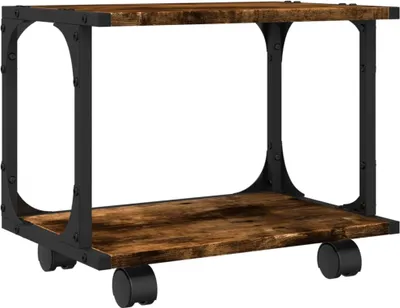 Immagine prodotto di Supporto Stampante 2 Livelli Rovere Fumo 41x28x33,5 Multistrato