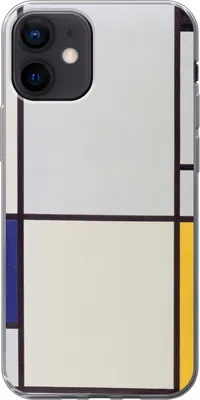 Produktbild von MuchoWow® Handyhülle Schutzhülle Hülle für iPhone 12 Tableau I - Piet Mondrian Silikon Softcase Handy Hülle - Schutzhülle