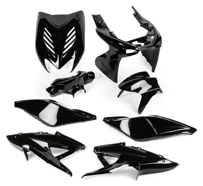 Productafbeelding van Str8 Nieuw design carrosseriekit, zwart, voor Yamaha Aerox tot 2013