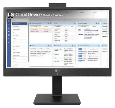 Produktbild von LG 24CR661N-2P, 60,5 cm (23.8"), Full HD, Intel® Pentium®, 8 GB, 16 GB, Windows 10 IoT Enterprise