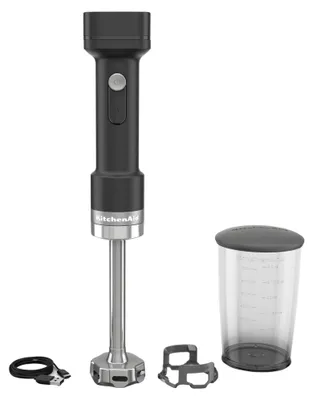 Zdjęcie produktu dla KitchenAid 5KHBRV71BM, Blender immersyjny, 0,7 l, Czarny