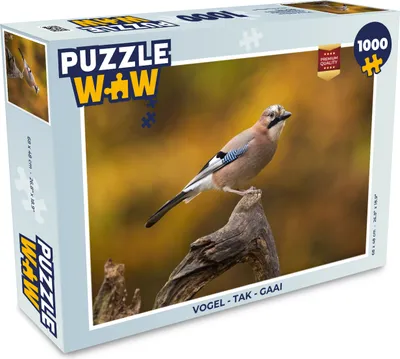 Obrázek produktu pro MuchoWow MuchoWow® Puzzle 1000 ks Pták - větev - sojka